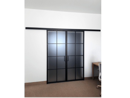 Межкомнатная перегородка с матовым стеклом