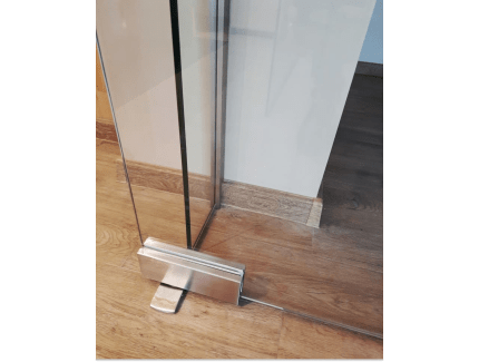 Маятниковые петли для офисной перегородки внизу