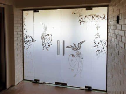 Маятниковая межкомнатная перегородка в нишу