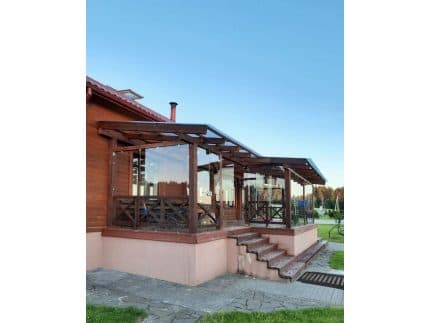 Остекление веранды частного дома фото