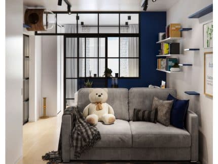 Перегородка раздвижная для разделения пространства помещения